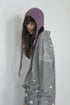 Allergy × Cycle HANDMADE KNIT FLIGHT CAP -PURPLE-